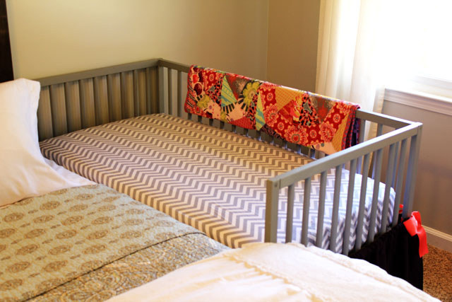 23 Turn an Ikea crib into a co sleeper via simphome