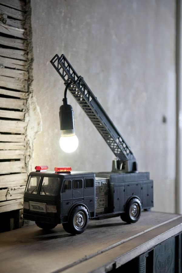 5 Fire Truck Table Lamp via simphome