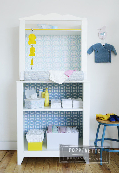 9 Give an Ikea changing table a colorful upgrade via simphome