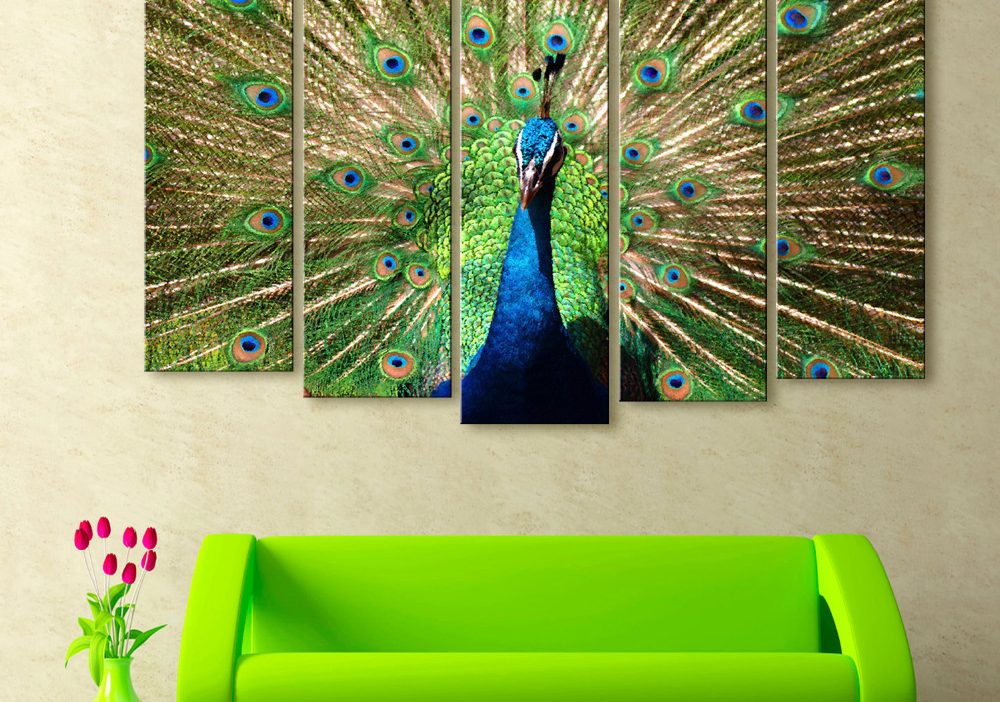 Peacock Home Décor Painting Simphome com