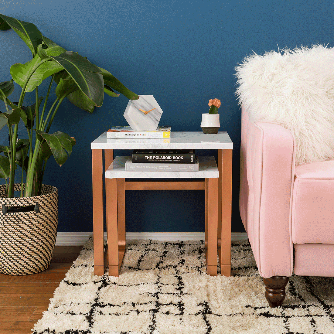 14 Marble and Copper IKEA RISSNA Table Hack simphome com