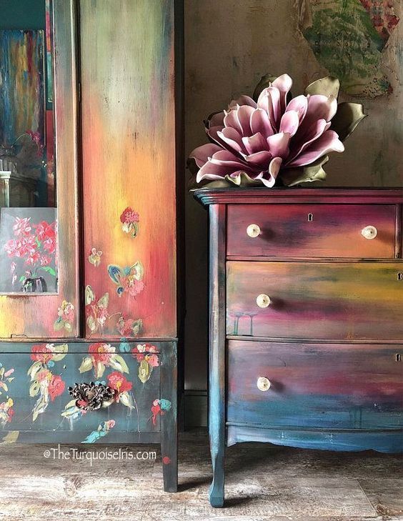 17 painted furniture