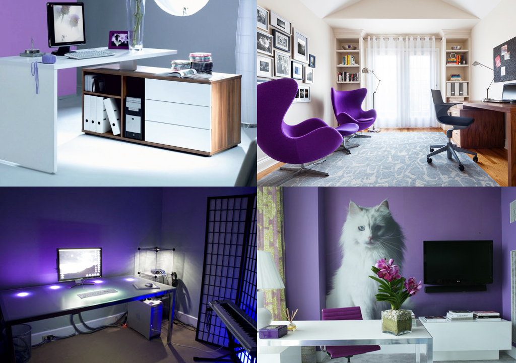 How to work with purple color room Simphome com