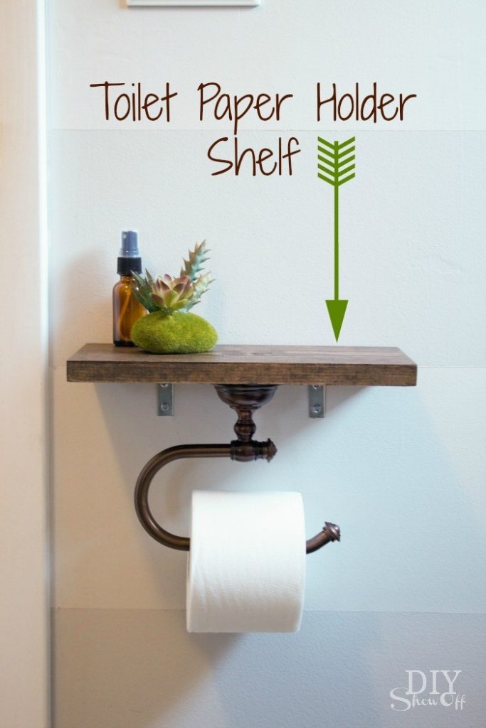 simphome toilet paper holder shelf