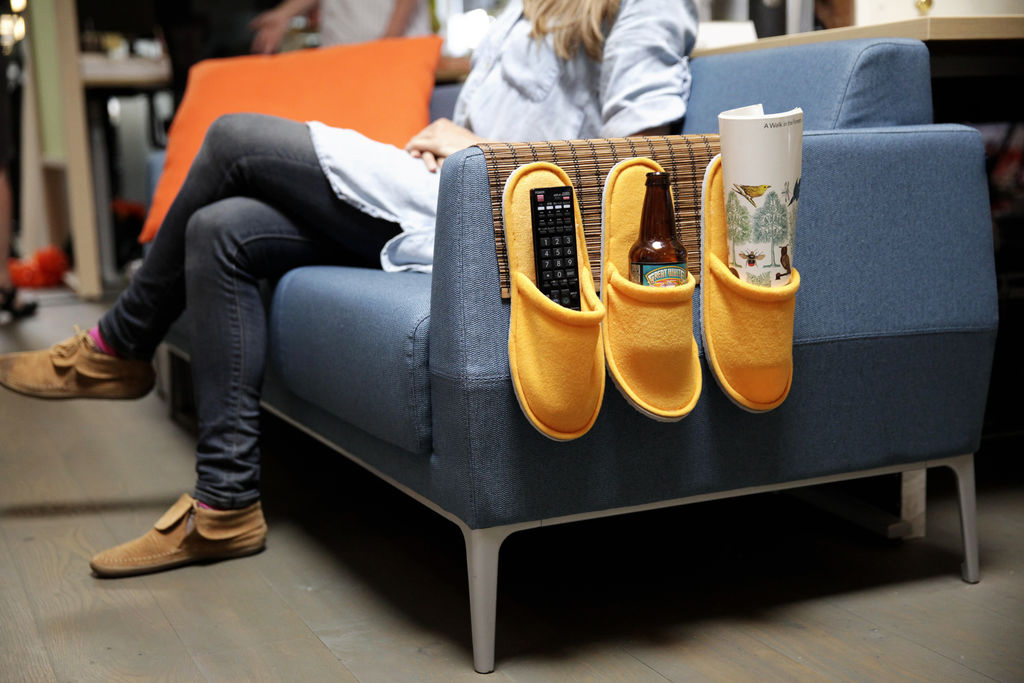 15.IKEA HACK: Couch Caddy.