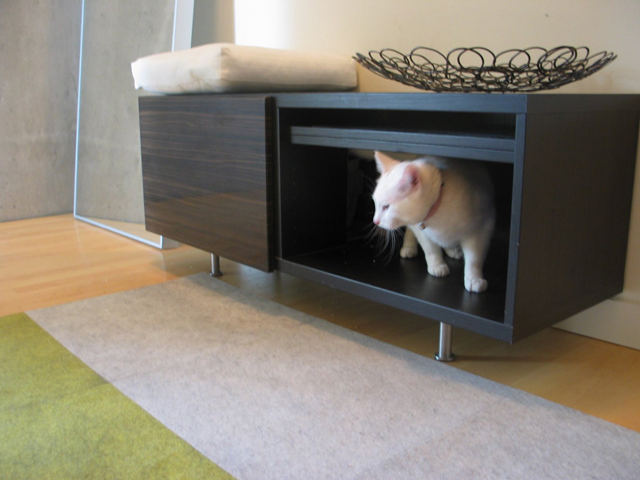 27. DIY Cat Box Cabinet