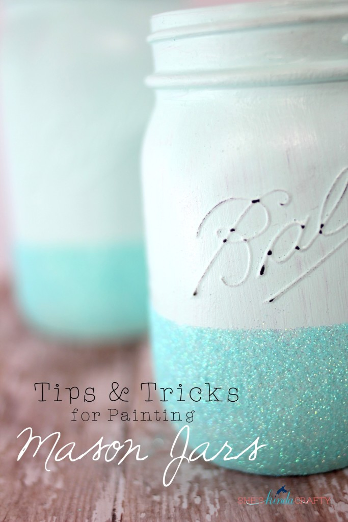 How to make Mason Jar Containers decor (1)