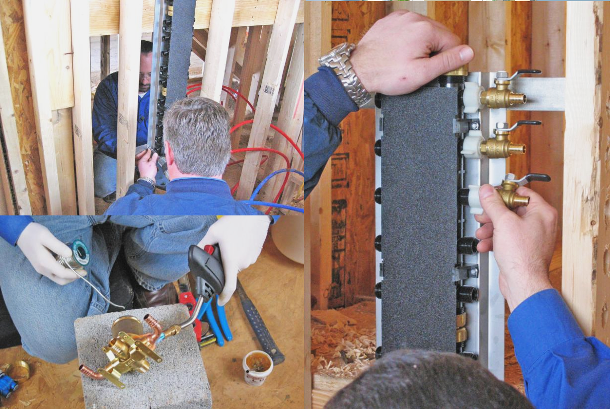 16 DIY Plumbing Work pex system via simphome