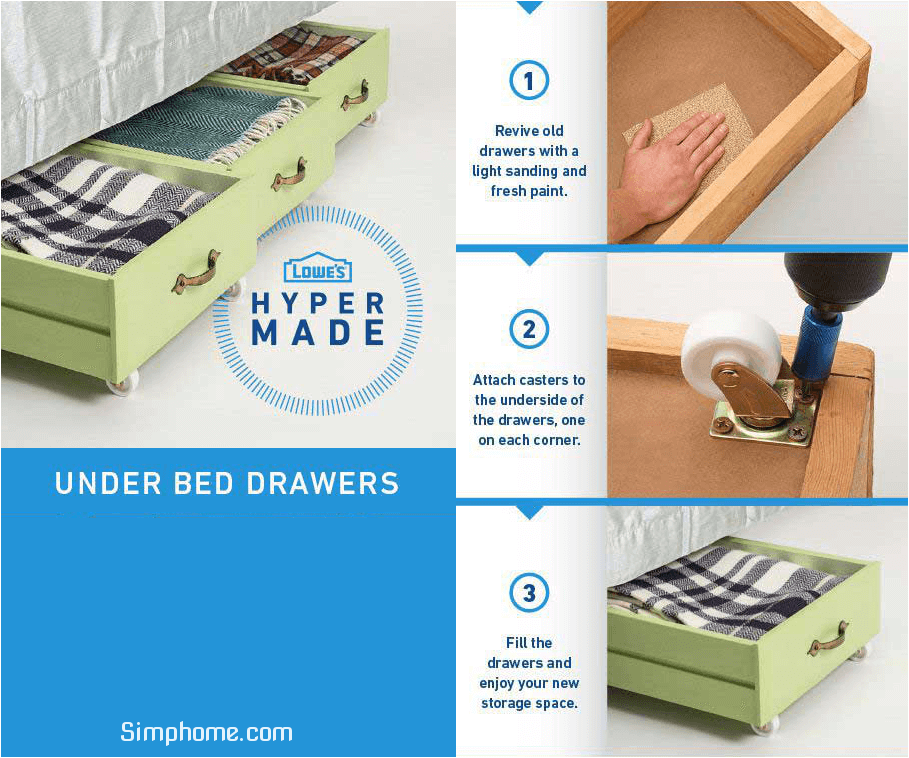 Underbed drawers