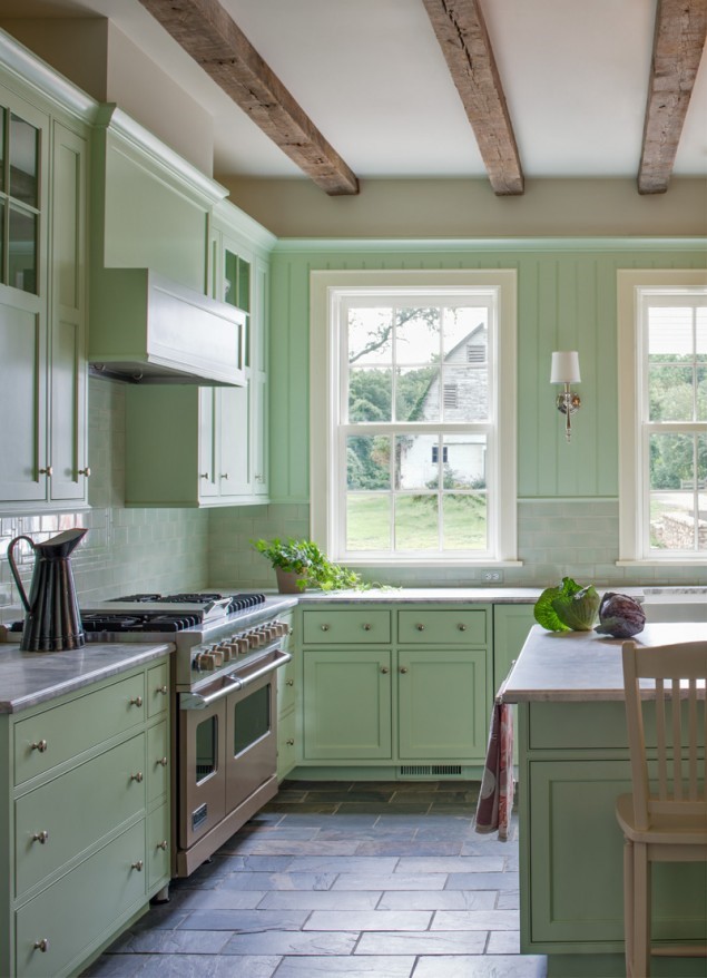 9 Classic Green Kitchen Simphome com