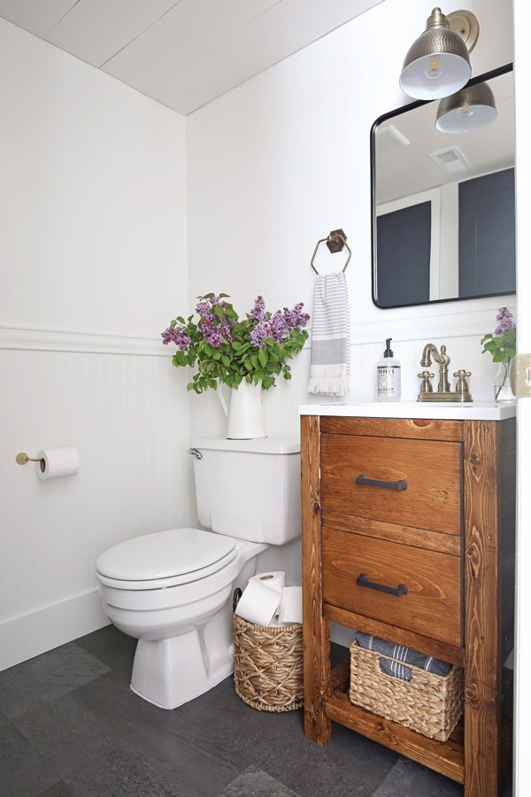 9 DIY Bathroom Remodel by Angela Marie Made Simphome com