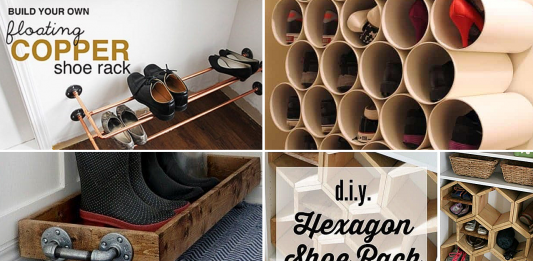 10 Creative DIY projects that will Revamp your Shoe Storage via simphome featured