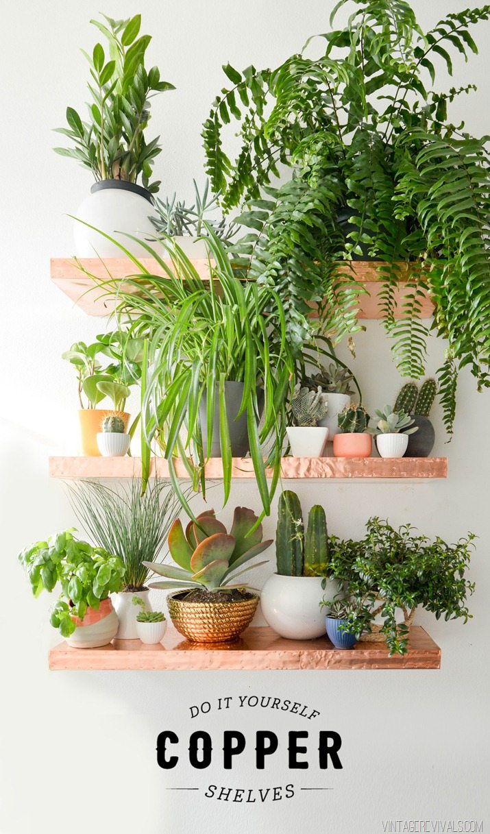 13 Anthro Inspired DIY Copper Shelves Simphome com