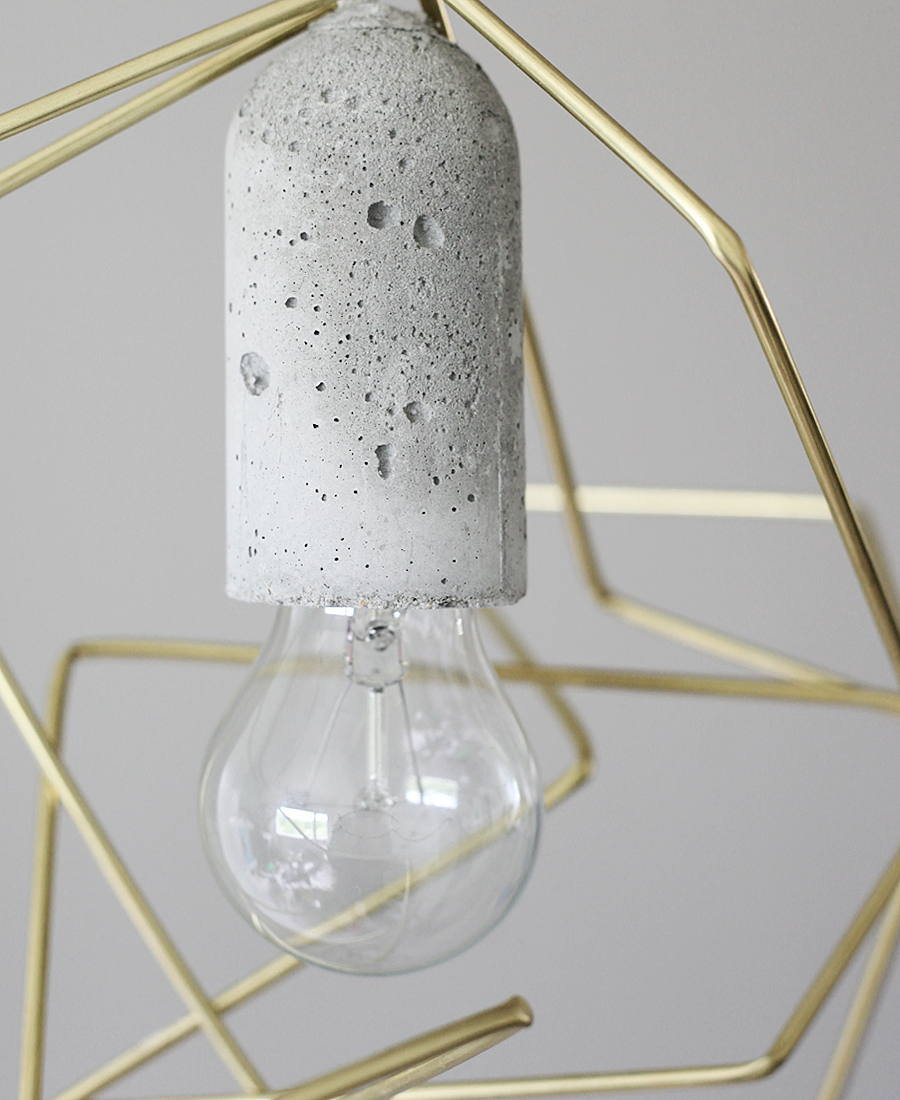 14 DIY GEOMETRIC LAMPSHADE Simphome com