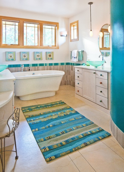 4 Blue Ocean Bathroom Simphome com