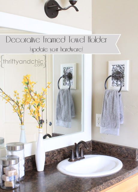 7 Decorative Framed Towel Holder Simphome com