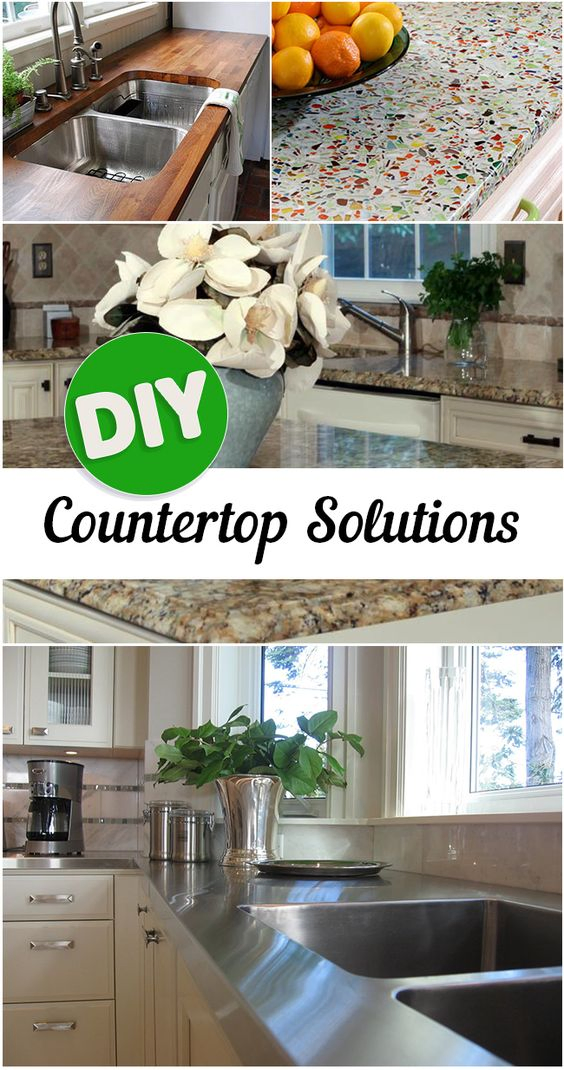 22 DIY Kitchen Countertop Ideas Simphome