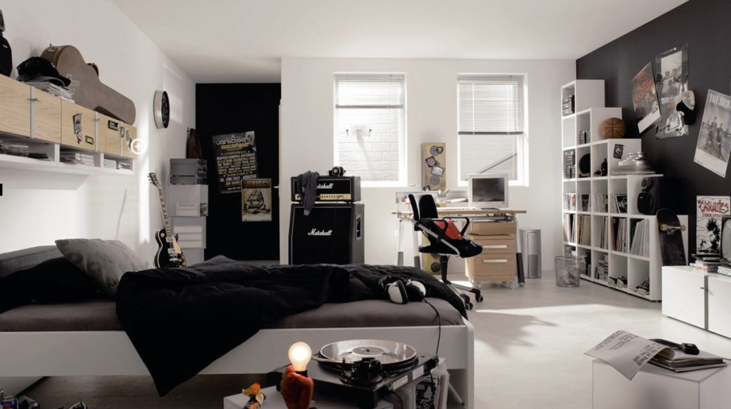 7 Black and White Bedroom for Boys Simphome com