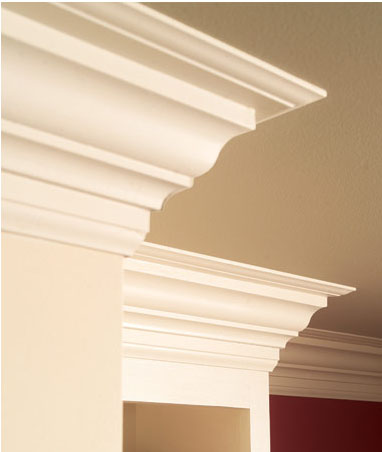 1 Add Moldings to Your Existing Kitchen Cabinets via simphome