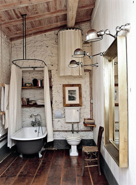 14 Rustic looking bathroom Simphome