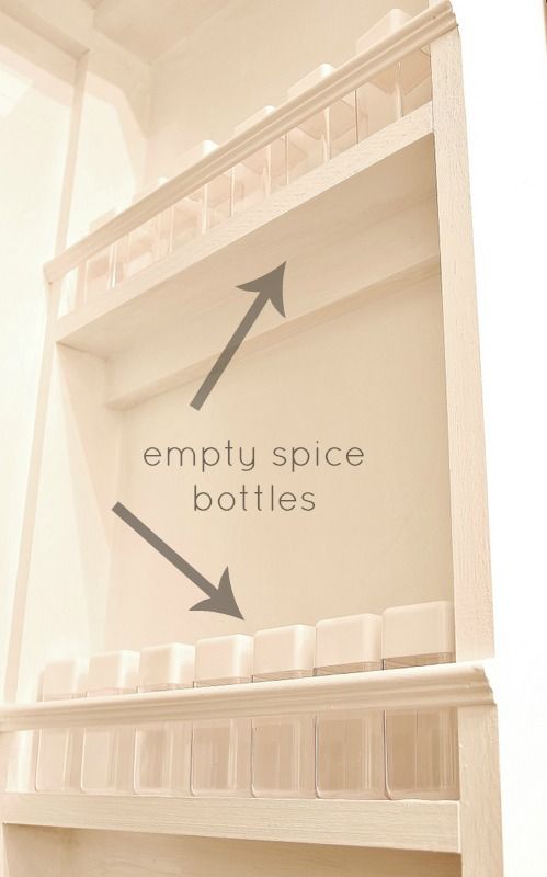 245 How to Make a Built In Spice Rack via simphome