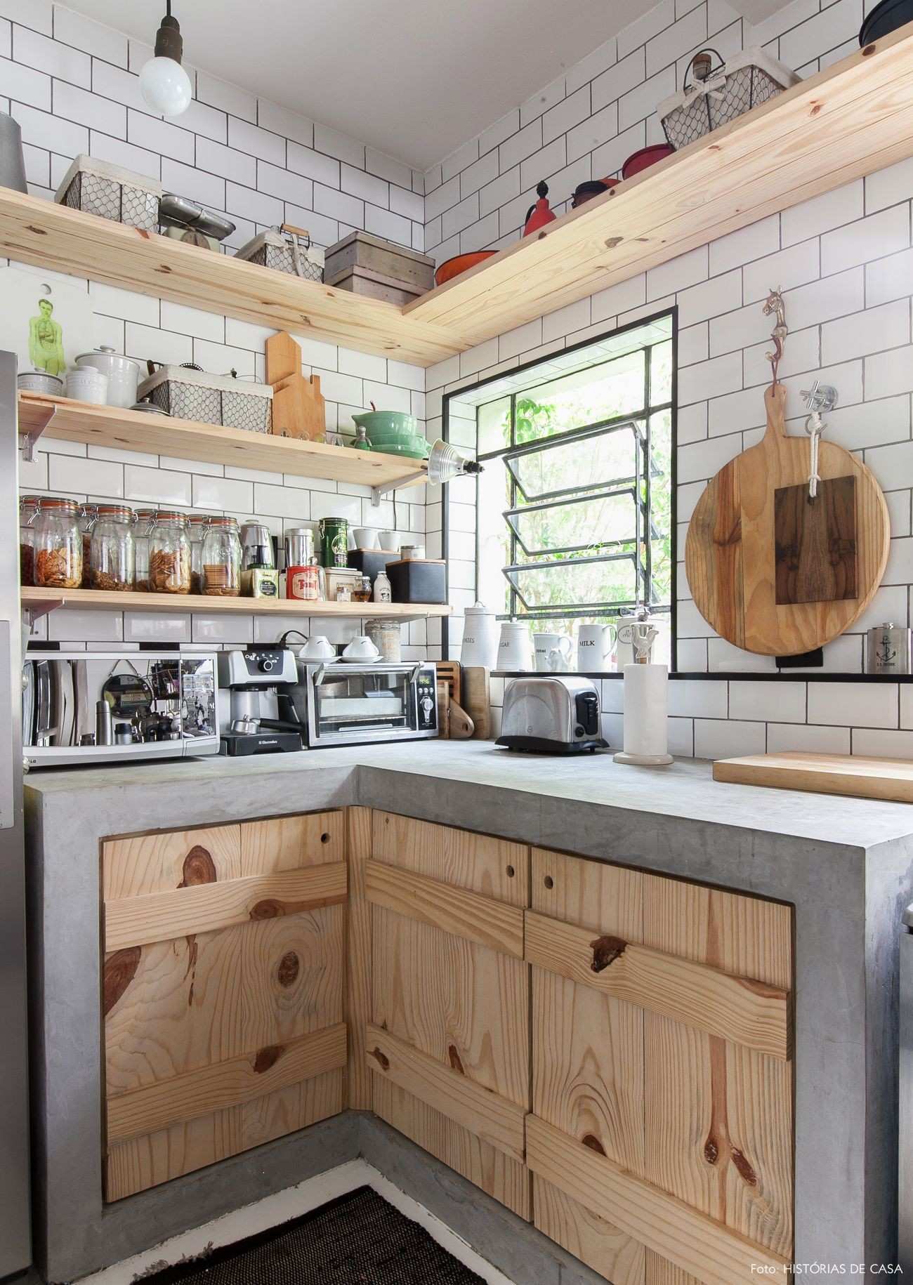 318 Another kitchen shelving system using woods and rustic plan via simphome