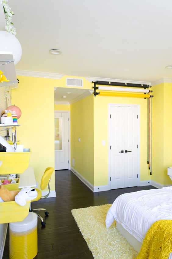 33 Adelaine Morin’s Hello Yellow Bedroom Makeover Simphome