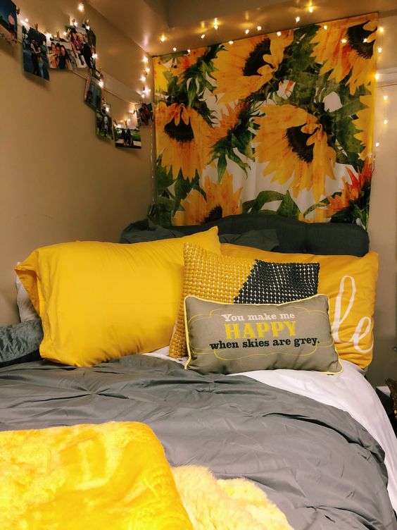 34 Sunflower Dorm Room Simphome