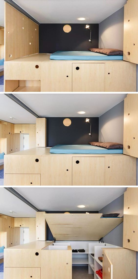 58 lofted bed Simphome