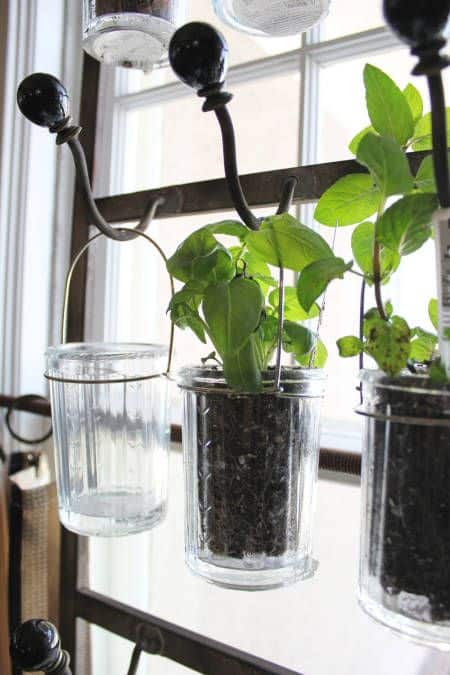 78 Glass Jar Planter via simphome