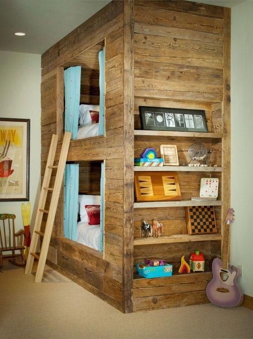 79 Awesome wooden bunk beds for kids room Simphome