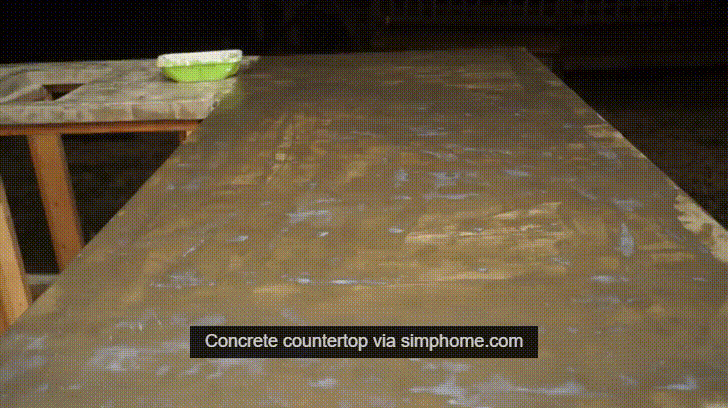 95 2 213 Concrete countertop via simphome