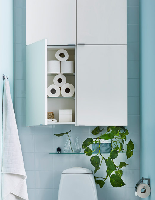 39 Bathroom organizing solutions from IKEA via simphome