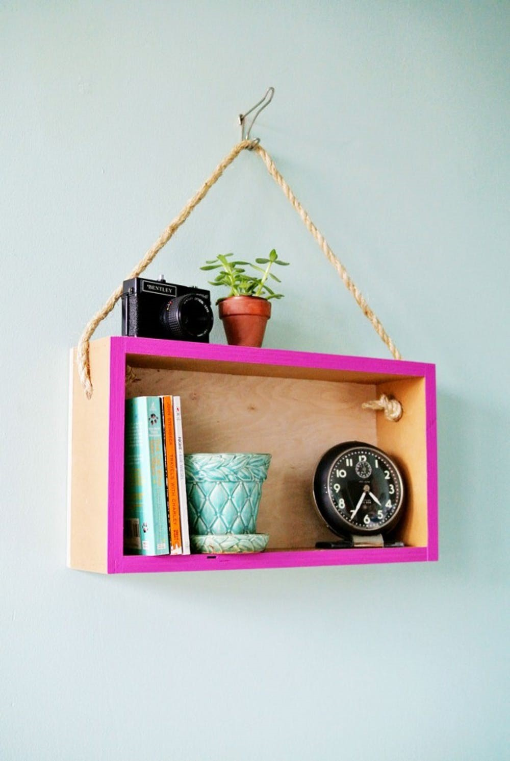 5 Hanging Cube Shelf via simphome