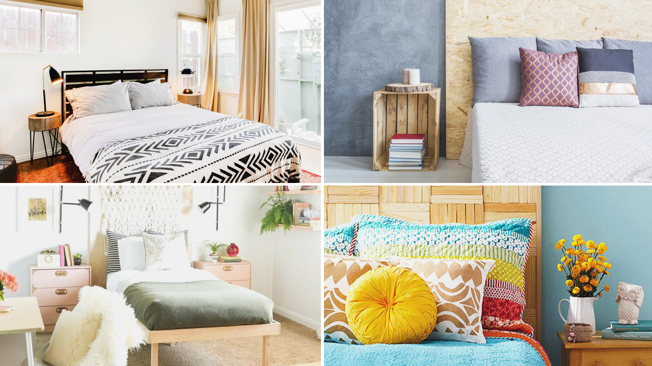 10 Cheap Bedroom Design Ideas via simphome featured