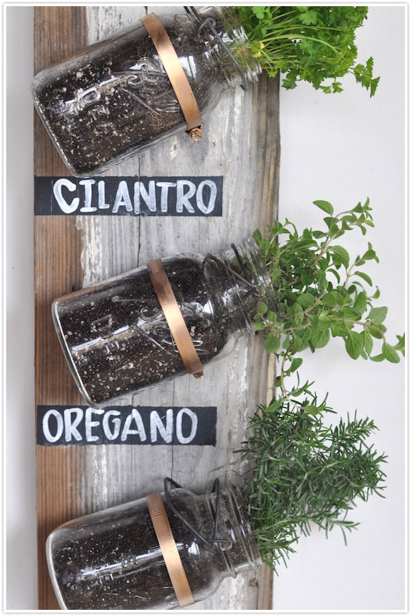 2.Mason Jars for Your Herbs