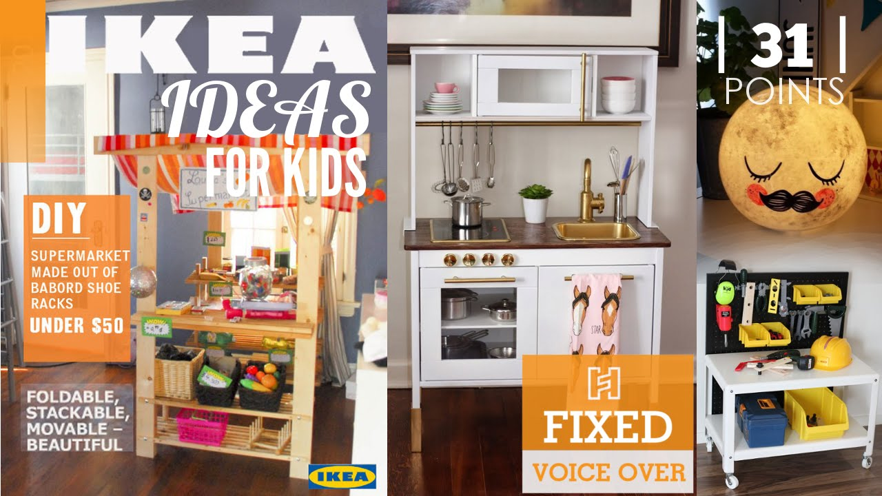 31 Easy IKEA hacks for your Kid’s room via simphome