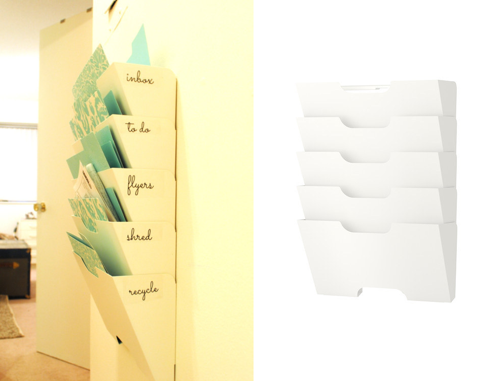 32 The Kvissle magazine rack will reign in your clutter as a mail center via simphome