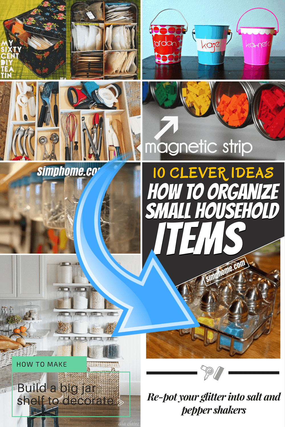 33 Clever Ideas How to Organize Small Household Items