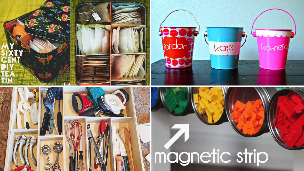 33 Clever Ways To Organize All The Small Things via simphome featured