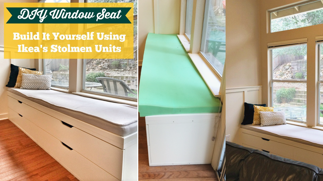 A WINDOW SEAT MADE FROM IKEA STOLMEN via Simphome 1 featured