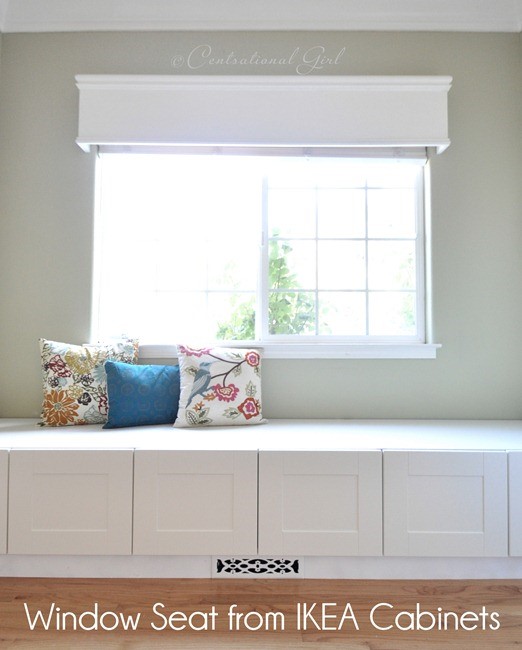 A WINDOW SEAT MADE FROM IKEA STOLMEN via Simphome Before 3
