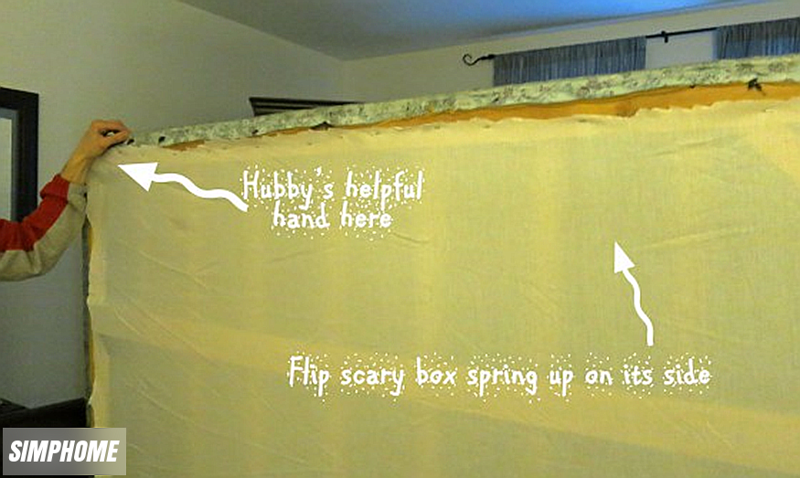 DIY box spring covers via simphome 4