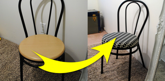 How to refresh a Boring Little Bistro Chair via simphome featured