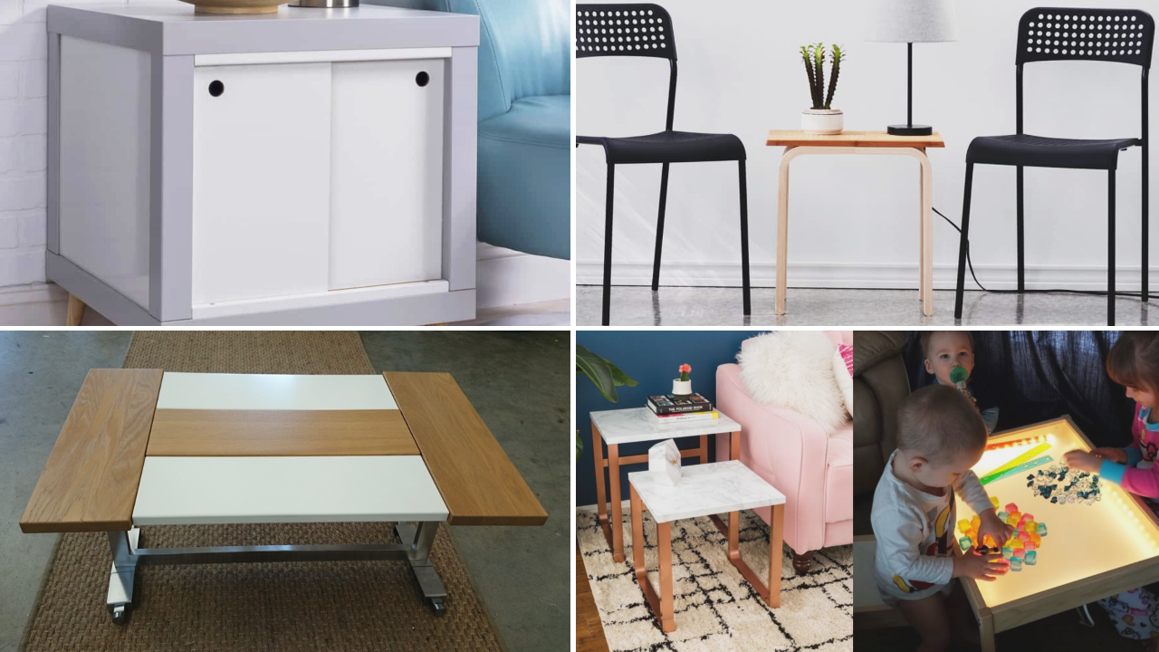 IKEA Table makeovers video via simphome Feature