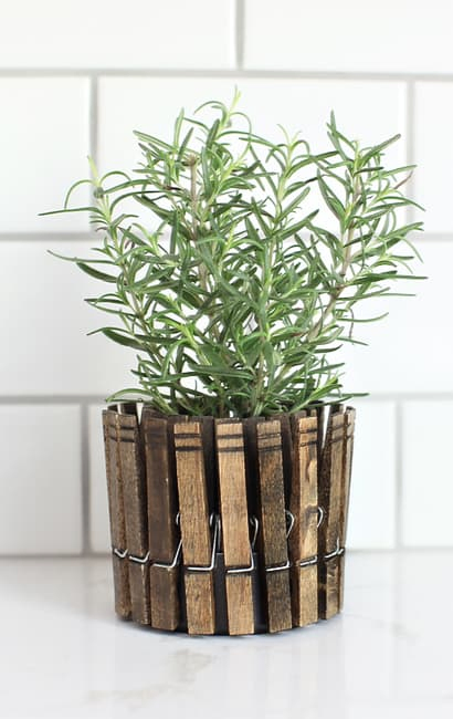 1 Clothespin Herb Planter via simphome