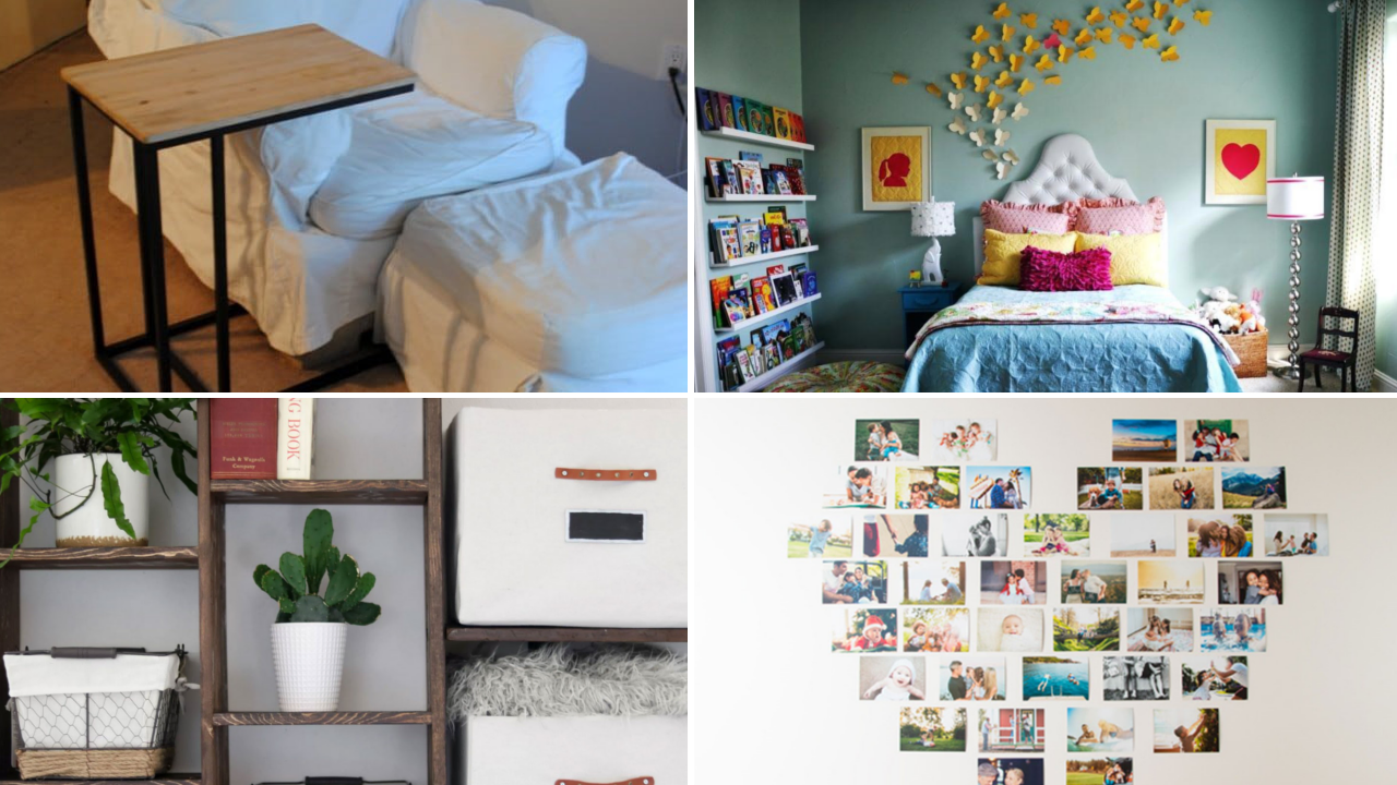 10 DIY Small Bedroom Decorating Ideas via simphome featured 1