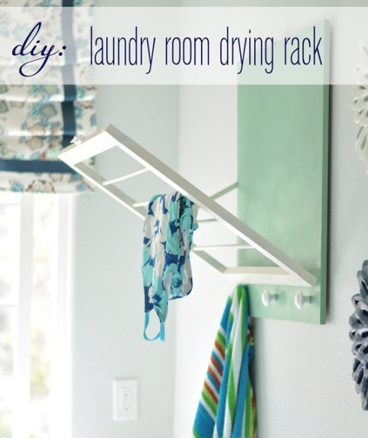 3 DIY Stylish Drying Rack via simphome