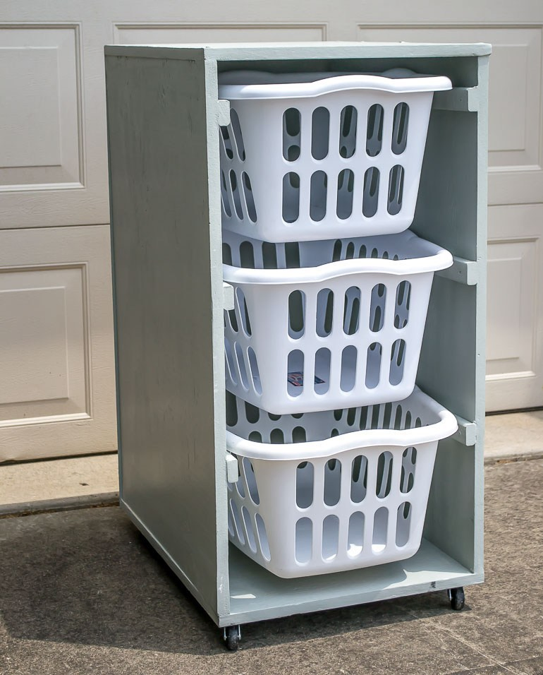 4 Stack Up Your Laundry Baskets via simphome