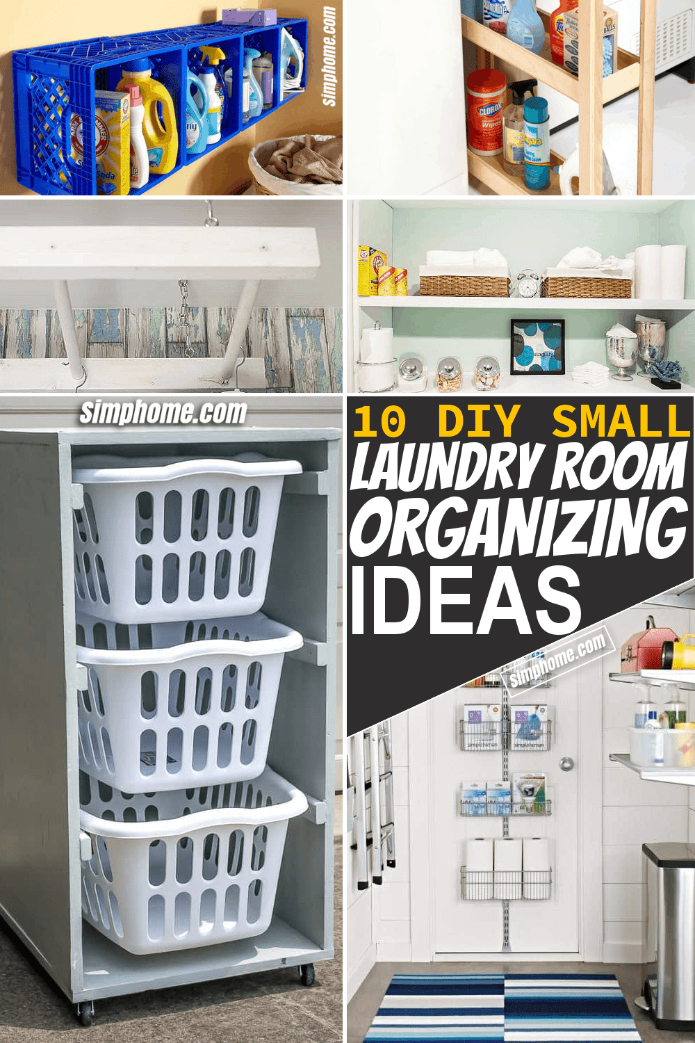 Simphome.com 10 Small Laundry Room Organization Ideas Pinterest Long